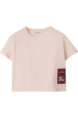 Burberry Camiseta Check Label