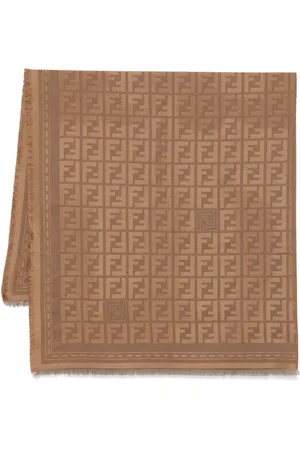 Fendi Fular con motivo FF en jacquard