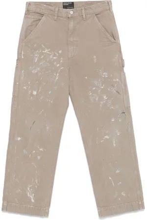 ENFANTS RICHES DEPRIMES Pantalones con motivo de salpicaduras de pintura