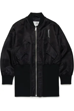 Maison Margiela Chaqueta bómber con logo estampado
