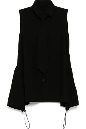 YOHJI YAMAMOTO Camisa sin mangas asimétrica