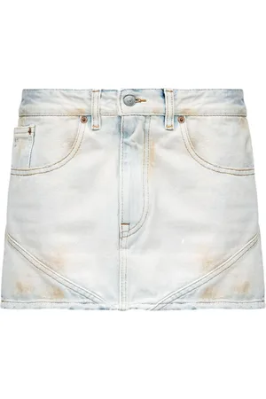 Maison Margiela Falda corta con parche del logo
