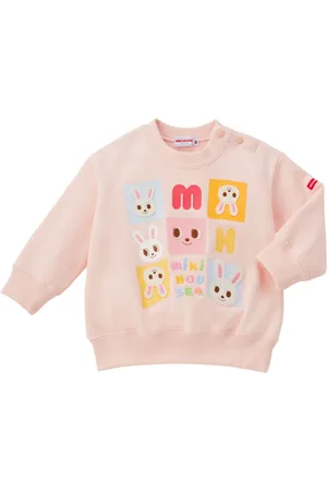 Miki House Sudadera con conejo estampado