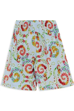 VERSACE Bermudas Floral Swirl