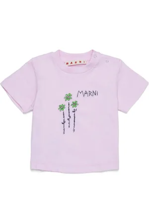 Marni Camiseta con logo bordado