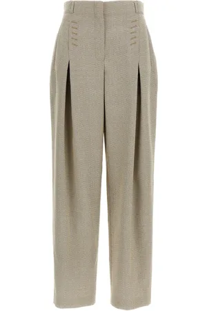 Fendi Pantalones con motivo de microcuadros