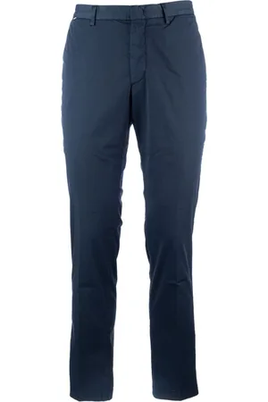 HUGO BOSS Pantalones pitillo con aplique del logo