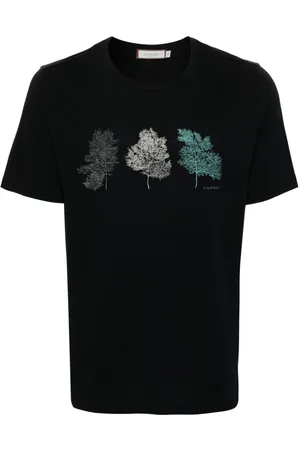 CANALI Camiseta con estampado gráfico
