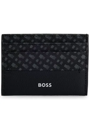 HUGO BOSS Tarjetero con monograma Double B