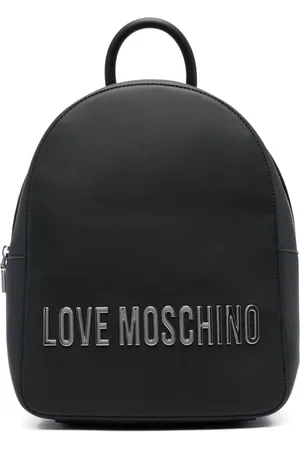 Moschino Mochila con letras grandes
