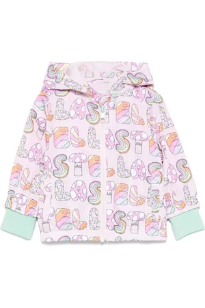 Stella McCartney Chaqueta con logo estampado