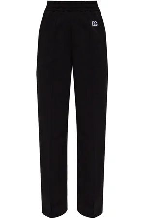 Dolce & Gabbana Pantalones de chándal con logo bordado