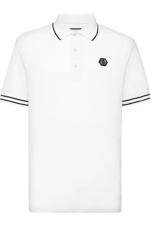 Philipp Plein Polo con monograma en jacquard