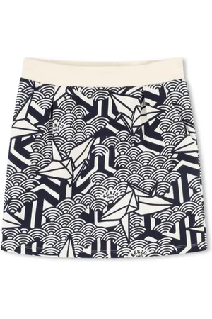 Kenzo Falda corta con estampado geométrico