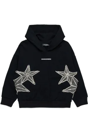 Dsquared2 Sudadera con capucha y aplique de estrella