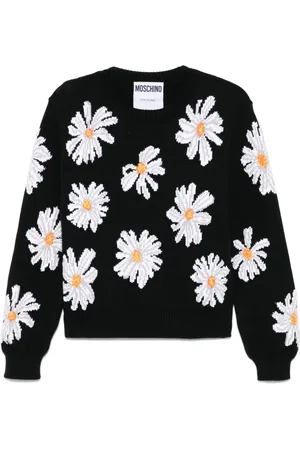 Moschino Jersey con motivo floral en jacquard