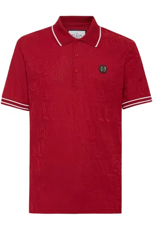 Philipp Plein Polo con monograma en jacquard