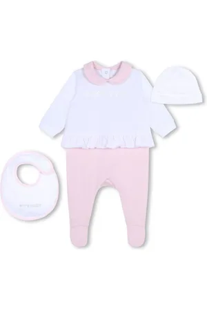 Givenchy Set de tres pijamas con aplique del logo