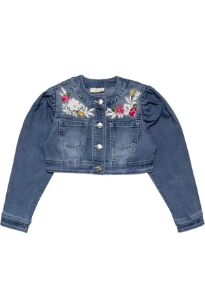 MONNALISA Chaqueta con aplique floral