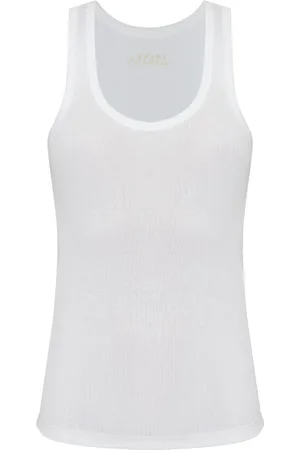 Isabel Marant Chaleco Thea con logo bordado