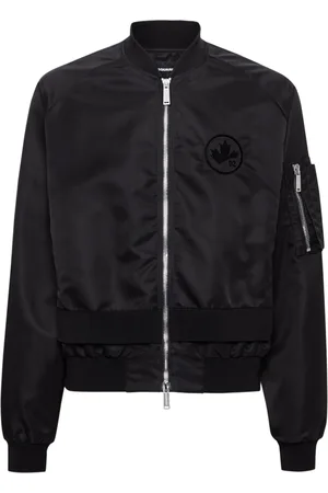 Dsquared2 Chaqueta bómber con aplique del logo