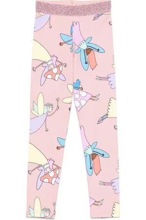 Stella McCartney Leggins con motivo de ilustración