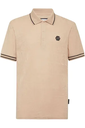 Philipp Plein Polo con monograma en jacquard