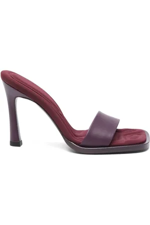 The Attico Mules con tacón de 100 mm