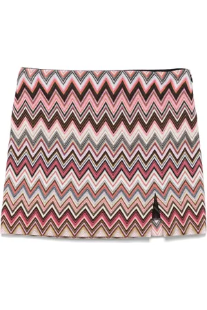 Missoni Minifalda con motivo en zigzag