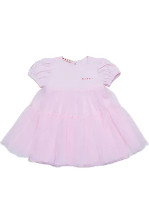 Marni Vestido con panel de tul