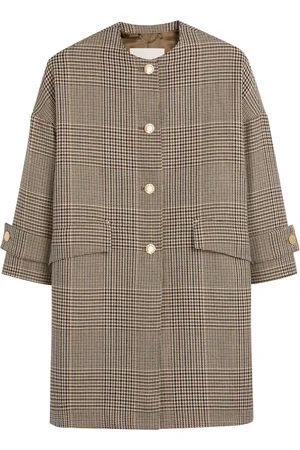 MACKINTOSH Abrigo Humbie sin cuello