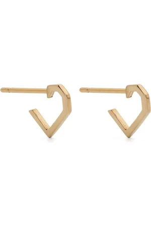 Aliita Pendientes Corazon en oro amarillo de 18 ct