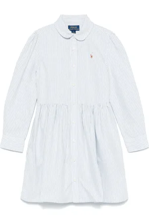 Ralph Lauren Vestido con bordado Polo Pony y capucha