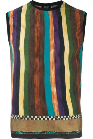 Jean Paul Gaultier Camiseta de tirantes con motivo de rayas
