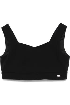 MONNALISA Top corto con cuello redondo