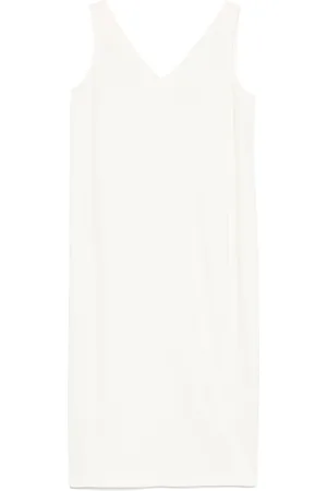 THEORY Vestido midi con cuello en V