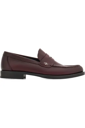 Salvatore Ferragamo Mocasines penny con placa Gancini