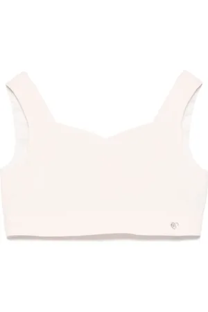 MONNALISA Top corto con cuello redondo