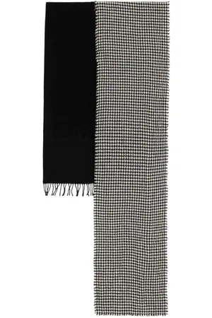 YOHJI YAMAMOTO Bufanda con diseño patchwork