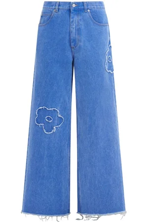 Marni Vaqueros con apliques florales