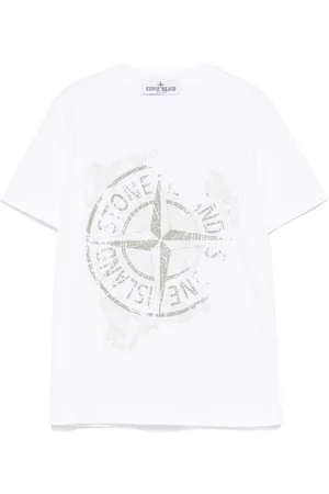 Stone Island Camiseta con logo estampado