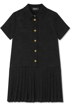VERSACE Vestido camisero con motivo Barocco