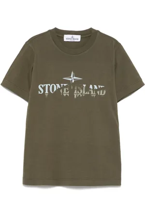 Stone Island Camiseta con logo estampado