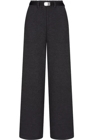 Studio Tomboy Pantalones de punto de rizo francés con cinturón