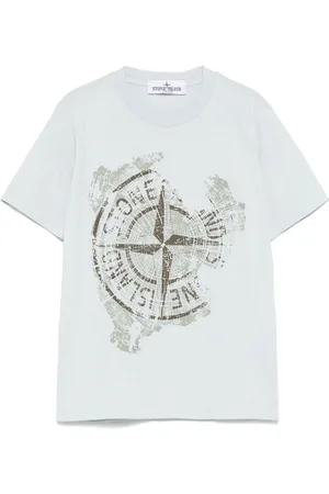 Stone Island Camiseta con estampado Compass