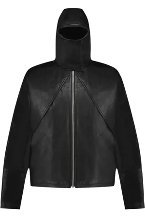 FLÂNEUR Chaqueta con pasamontañas de cuero