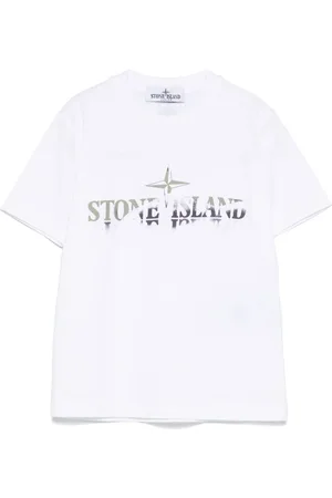Stone Island Camiseta con logo estampado