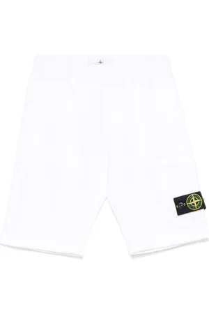 Stone Island Bermudas con distintivo Compass