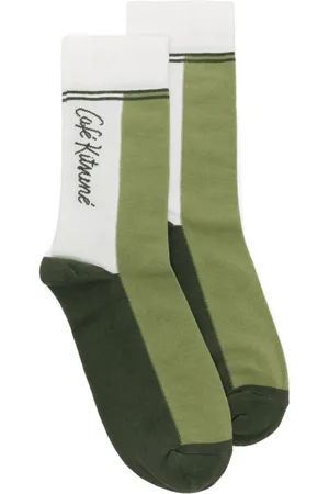 Café Kitsuné Calcetines con diseño colour block