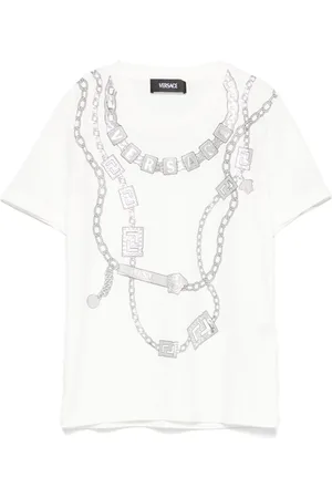 VERSACE Camiseta con logo estampado